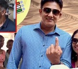 Rahul Dravid and Anil Kumble Cast Vote in Bengaluru