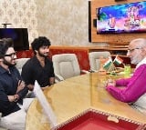 Hanuman Movie Team Meet TS Governor CP Radhakrishnan 