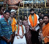Varun Tej offers special prayers in Pithapuram Kukkuteswara Swami temple