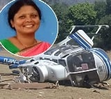 Helicopter crashes in Raigad Shiv Sena UBT leader Sushma Andhare Escapped