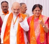 HM Amit Shah casts vote, urges people to 'accept voting as duty'
