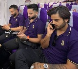  KKR chartered flight diverted to Guwahati and then Varanasi due to bad weather