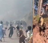 Protesters in POK thrash chase security personnel as violence explodes