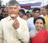 TDP President Nara Chandrababu Naidu Caste his Vote