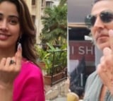 LS Polls: Bollywood actors Akshay Kumar, Janhvi Kapoor among early-bird voters in Mumbai