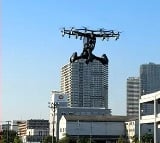 Hexa flying car show in japan