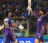 KKR registered the record for quickest chases in IPL playoffs
