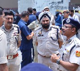 Delhi Police chief reviews security amid heavy deployment for
 peaceful polling day