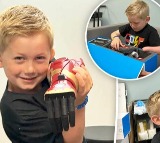 US Boy Born With One Hand Becomes Youngest To Receive Bionic Hero Arm At Five