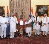 NDA leaders met President Droupadi Murmu