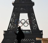 Olympic Rings on Eiffel Tower unveiled 50 days ahead of Paris 2024