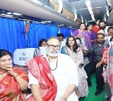 Pawan Kalyan's Swearing-in: Mega Family Arrives in Special Bus