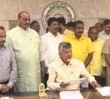 Chandrababu takes charge as Chief Minister of Andhra Pradesh
