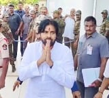 Grand Welcome in Vijayawada to Janasena Party President Pawan Kalyan