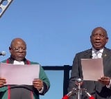 Cyril Ramaphosa takes oath of office for 2nd term as South Africa president