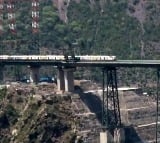 Railways conduct trial run on world's highest rail bridge in J&K