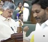 YS Jagan Swears After Chandrababu And Ministers Swearing In Assembly