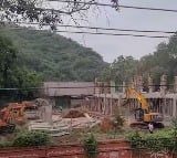 YCP Office Demolition in Tadepalli 