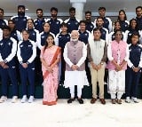 Prime Minister Modi interacts with India's Olympics-bound contingent before departure for Paris