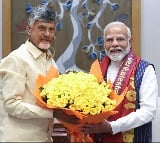 AP CM Chandrababu met PM Modi in his Delhi tour