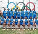 Indian men's hockey team poses in Olympic jersey