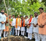 Lok Sabha Speaker Om Birla joins plantation drive in Indore