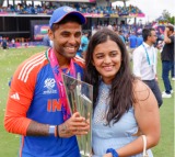 Suryakumar visits Marigudi temple with wife Devisha after T20 World Cup triumph