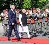 PM Modi accorded ceremonial welcome in Vienna on landmark Austria visit