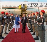 PM Modi Arrives In Austria 1st Visit By Indian PM In Over 40 Years