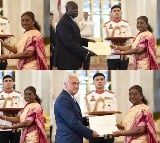 President Murmu accepts credentials from envoys of four nations