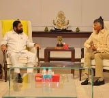 AP CM Chandrababu met Maharshtra CM Eknath Shinde in Mumbai