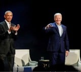Obama, Clintons praise Biden