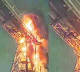 Fire Accident in Adani Gangavaram Port