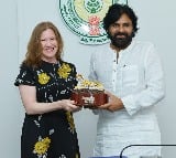 US Consulate General Jennifer Larson met Pawan Kalyan and Nara Lokesh