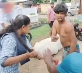 Girl and her family members beaten a thug in Machilipatnam