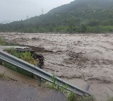 Building collapses and washed away after cloudburst in Himachal Pradesh