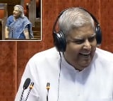 Jagdeep Dhankhar bursts out laughing at Jaya Bachchan Amitabh mention