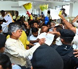 CM Chandrababu recieves huge number of requests from people