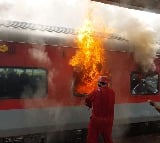 Fire breaks out in empty train at Visakhapatnam, no casualties