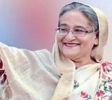 Sheikh Hasina landed in India