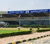 Security hightend at Hindon Airbase in Ghaziabad 