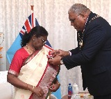 President Of India Droupadi Murmu receives Fiji highest civilian award