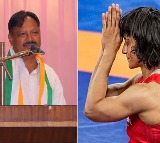 Vinesh Phogat lost her medal because of conspiracy Congress MP Balwant Wankhede claimed