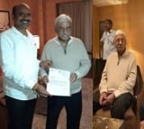 MP Kalishetty Appalanaidu Met NRI Krishna Chivukula in Chennai