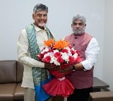 Telangana Speaker Gaddam Prasad met CM Chandrababu