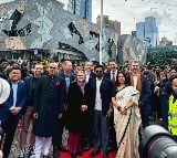 Ram Charan attends flag hoisting event held at Fed Square in Melbourne city