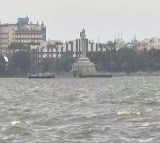 Heavy inflows into Hussain Sagar