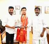 CM Revanth Reddy meets Union Minister Jyotiraditya Scindia