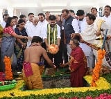 CM Revanth Reddy laid foundation to Telangana Talli Statue