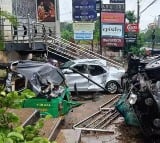 Car Accident in Hyderabad Banjara Hills